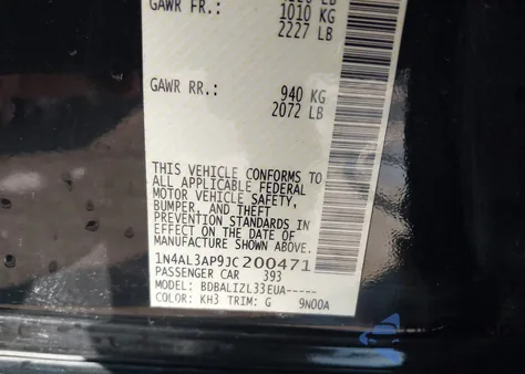 2018 Nissan Altima 2.5 Sv z USA, uszkodzony, nr VIN 1N4AL3AP9JC200471